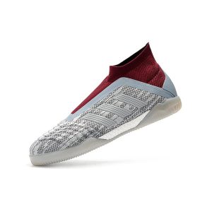 Kopačky Pánské Adidas Predator Tango 18+ IC – Paul Pogba Grey Stříbrný